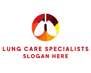 Lung Respiratory Doctor logo design