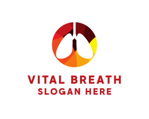 Lung Respiratory Doctor logo design