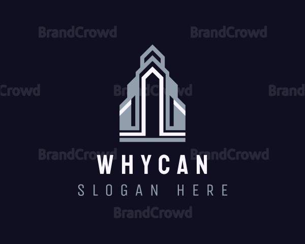 Skyscraper Building Property Logo