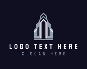 Office Space - Skyscraper Building Property logo design