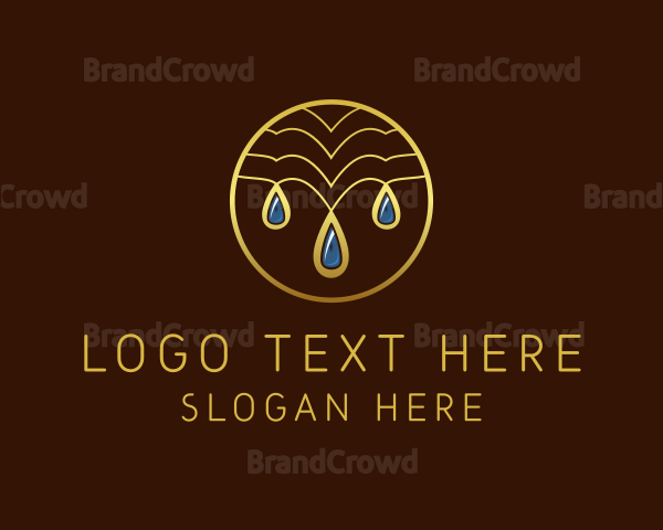 Gold Jewelry Ornament Logo