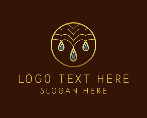 Golden - Gold Jewelry Ornament logo design