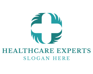 Medical Healthcare Cross logo design