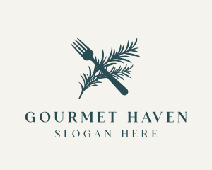 Gourmet Herb Restaurant logo design