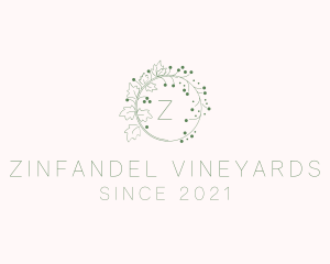 Nature Vineyard Leaf logo design