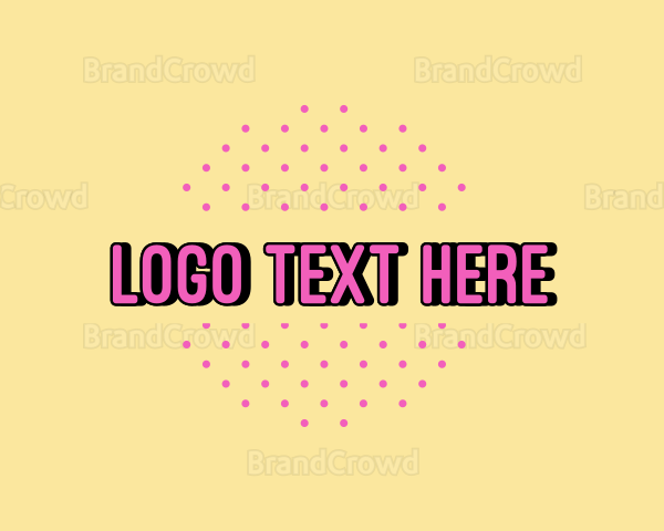 Girly Polka Dots Logo