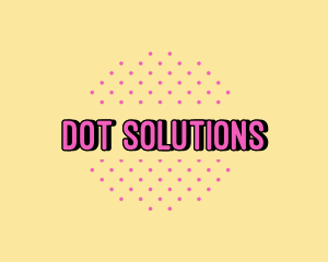 Girly Polka Dots logo design