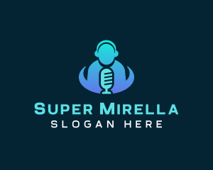 Mic Dj Podcast Logo