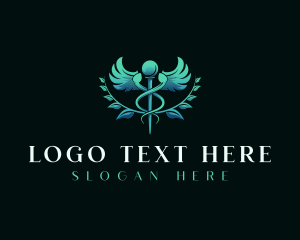 Hospital - Medical Hospital Caduceus logo design