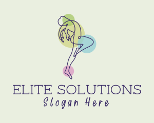 Treatment - Dance Yoga Monoline logo design