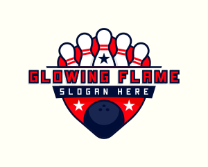 Bowling Pin Ball logo design