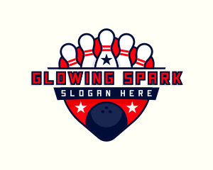 Bowling Pin Ball logo design