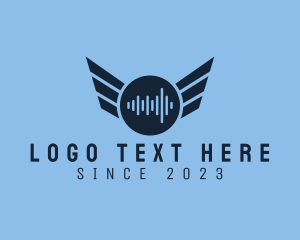 Music Lounge - Digital Music Media logo design