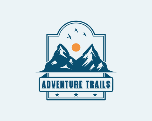 Mountain Summit Peak logo design