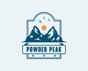 Mountain Summit Peak logo design