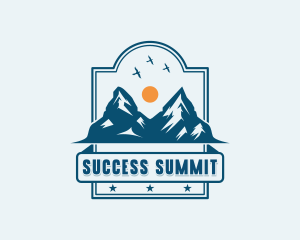 Mountain Summit Peak logo design