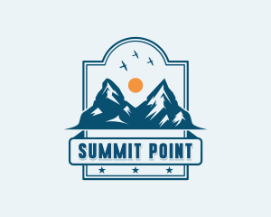 Mountain Summit Peak logo design