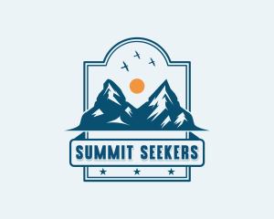 Mountain Summit Peak logo design