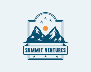 Mountain Summit Peak logo design