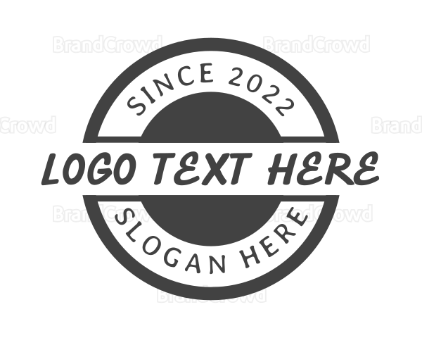 Streetwear Apparel Brand Logo