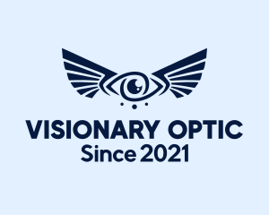 Optic - Wing Eye Surveillance logo design