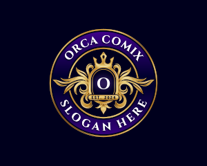 Premium Crest Crown Logo
