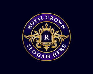 Premium Crest Crown logo design