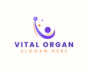 Human Organization Leader logo design