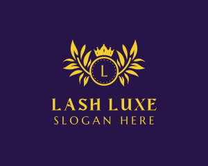 Golden Luxury Crown  logo design