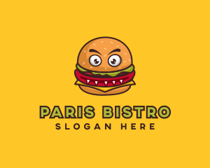 Monster Burger Restaurant logo design