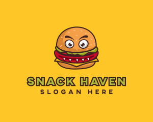 Monster Burger Restaurant logo design