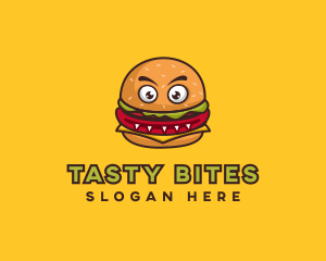 Cafeteria - Monster Burger Restaurant logo design