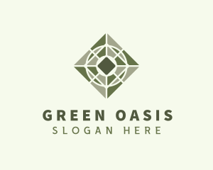 Green Floor Tile logo design