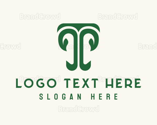 Leaf Column Garden Logo