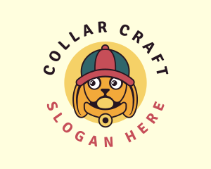 Dog Baseball Cap logo design