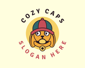 Dog Baseball Cap logo design