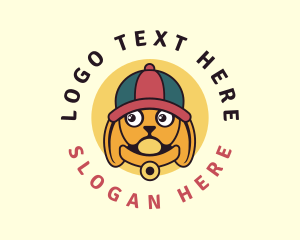 Dog Baseball Cap Logo
