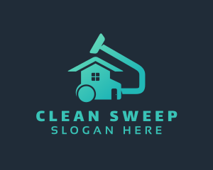 Vacuum - Vacuum House Cleaning logo design