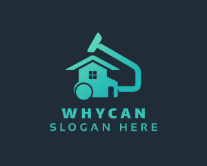 Sanitary - Vacuum House Cleaning logo design