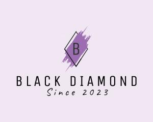 Makeup Diamond Watercolor logo design