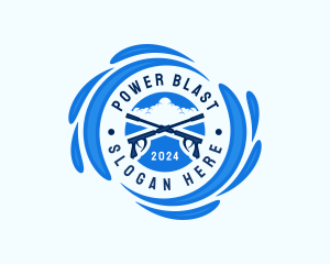 Power Wash Sanitation logo design