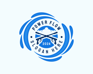 Power Wash Sanitation logo design