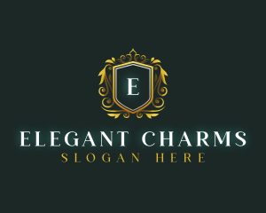 Elegant Shield Royalty logo design