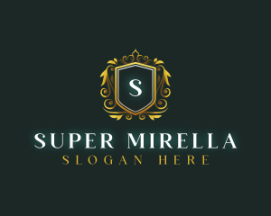 Gold - Elegant Shield Royalty logo design