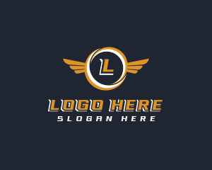 Automotive Wing Logistics logo design