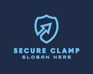 Security Shield Arrow logo design