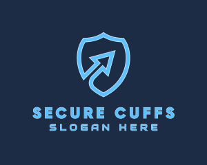 Security Shield Arrow logo design