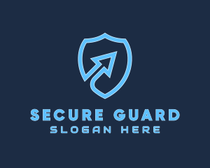 Security - Security Shield Arrow logo design
