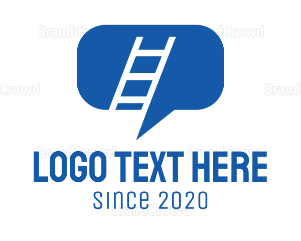 Communication Chat Ladder Logo