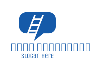 Communication Chat Ladder  Logo